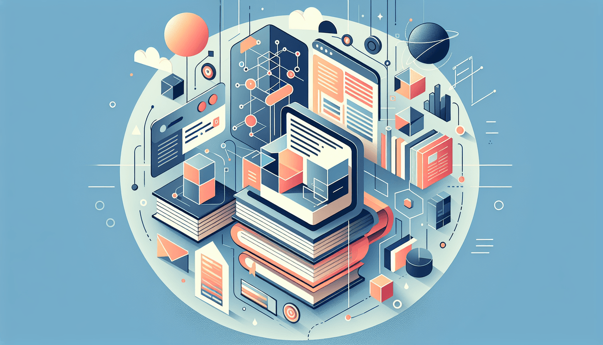 A professional abstract illustration representing the concept of No-Code and Low-Code Platforms in No-Code and Low-Code....