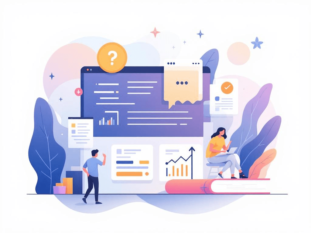 A professional abstract illustration representing the concept of When No-Code Delivers Maximum Value in No-Code and Low-Co...