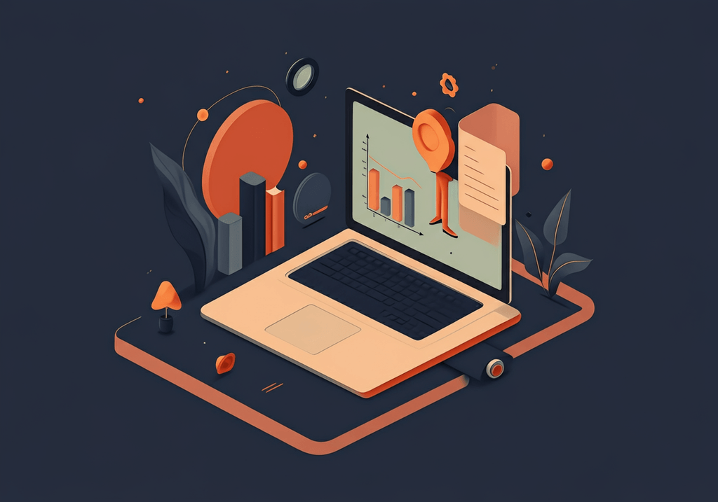 A professional abstract illustration representing the concept of Where no-code often earns its place in No-Code and Low-Code