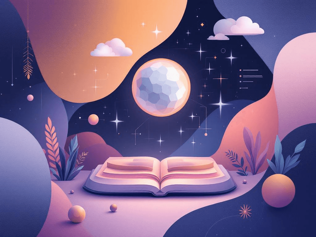 A professional abstract illustration representing the concept of Think in Three Layers in Artificial Intelligence