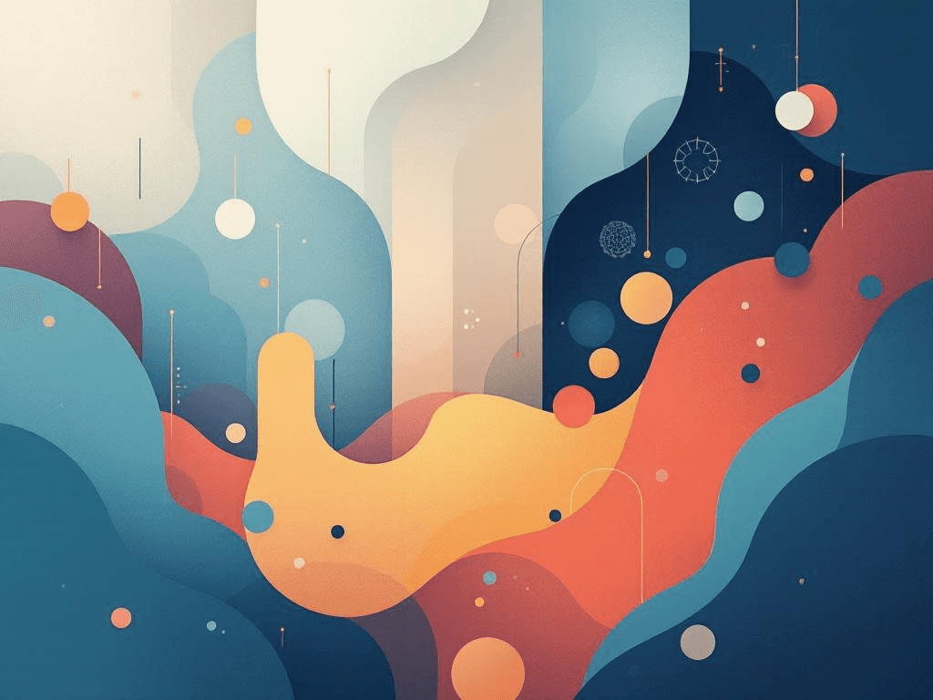 A professional abstract illustration representing the concept of Introduction in Artificial Intelligence