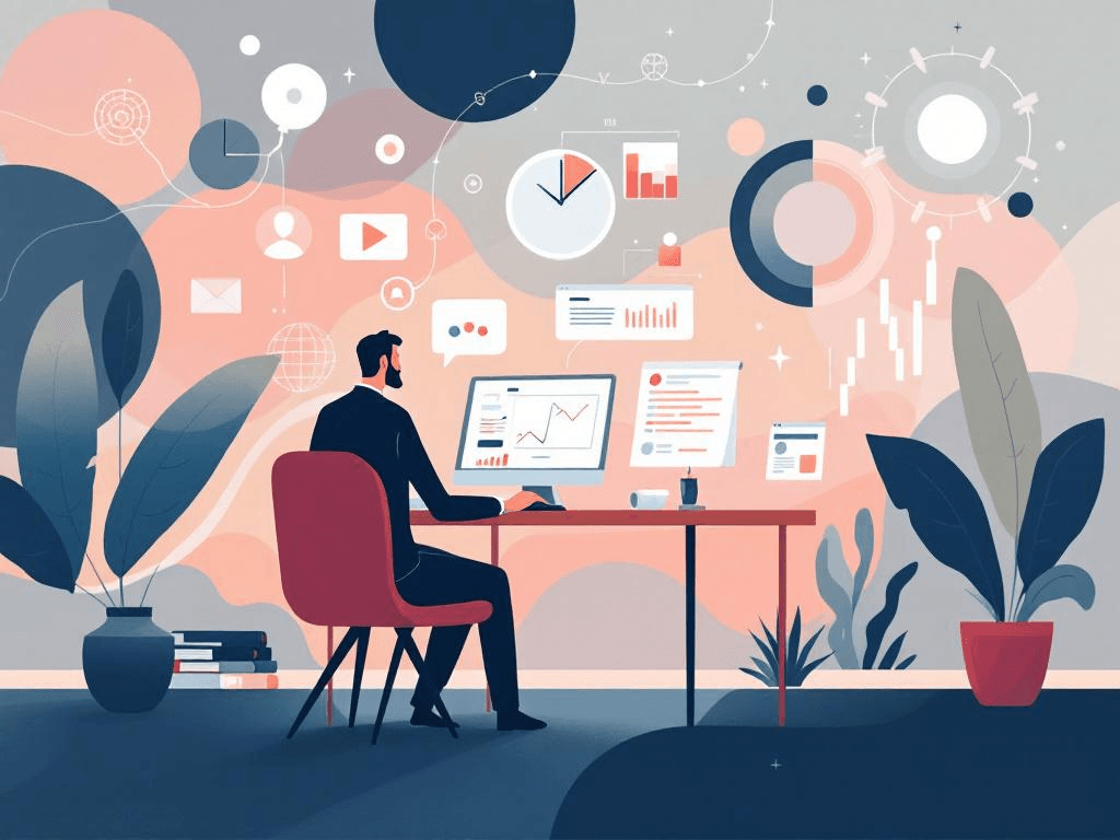 A professional abstract illustration representing the concept of The Roles Feeling It First in Artificial Intelligence